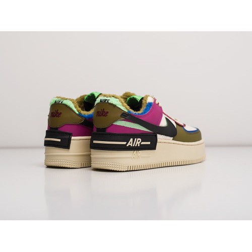 Зимние Кроссовки NIKE Air Force 1 Shadow цвет Разноцветный арт. 26525