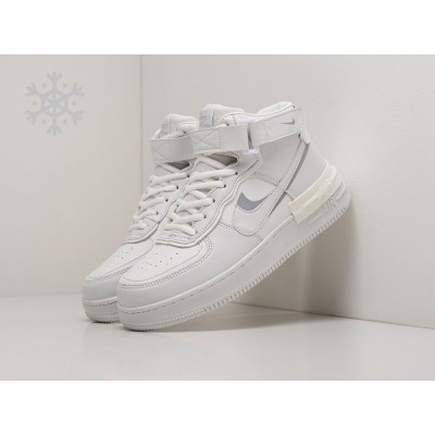 Зимние Кроссовки NIKE Air Force 1 Shadow Hight цвет Белый арт. 25569