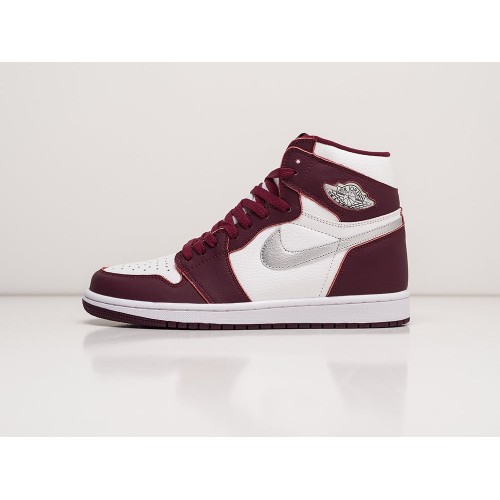 Кроссовки NIKE Air JORDAN 1 Mid цвет Бордовый арт. 28689