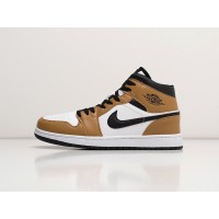 Зимние Кроссовки NIKE Air JORDAN 1 Mid цвет Разноцветный арт. 30977