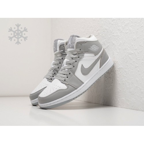 Зимние Кроссовки NIKE Air JORDAN 1 Mid цвет Разноцветный арт. 30980