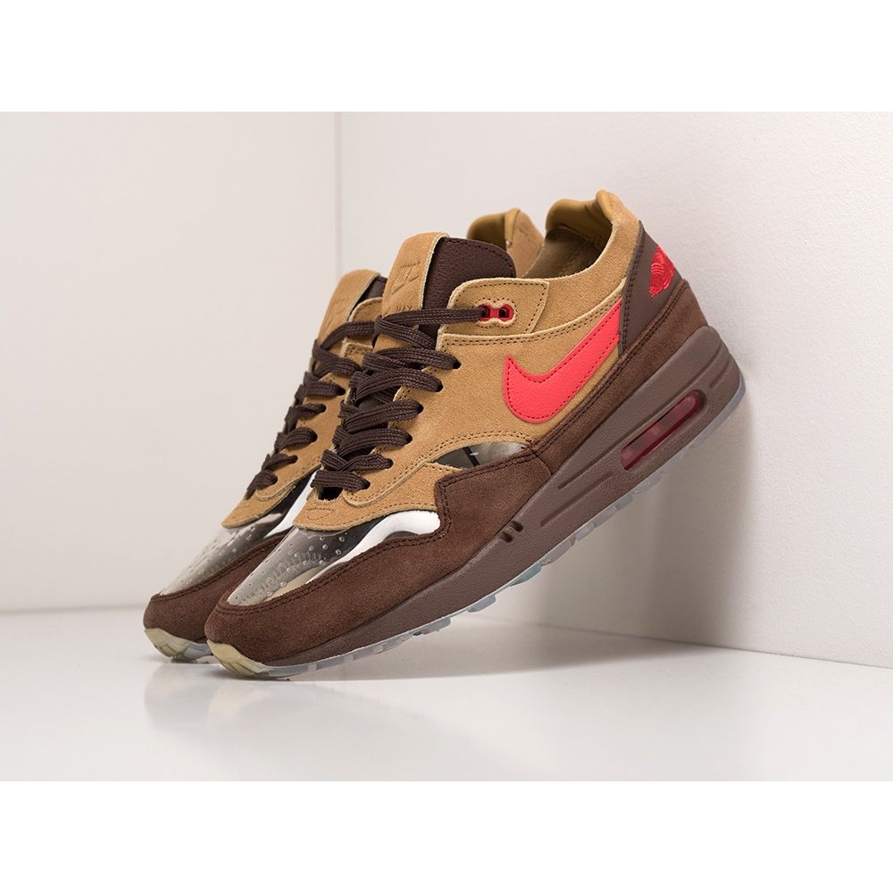 Кроссовки NIKE Air Max 1 x CLOT цвет Коричневый арт. 25351