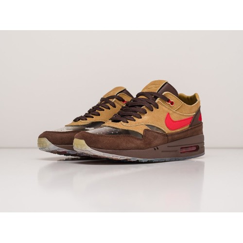 Кроссовки NIKE Air Max 1 x CLOT цвет Коричневый арт. 25351