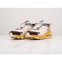 Кроссовки NIKE Air Max 270 React ENG x Travis Scott цвет Бежевый арт. 19048