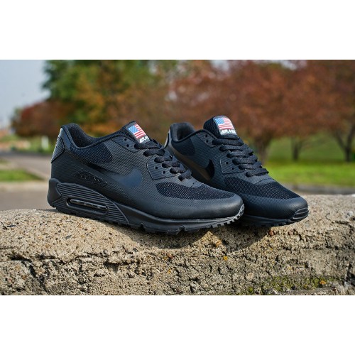 Кроссовки NIKE Air Max 90 Hyperfuse цвет Черный арт. 824