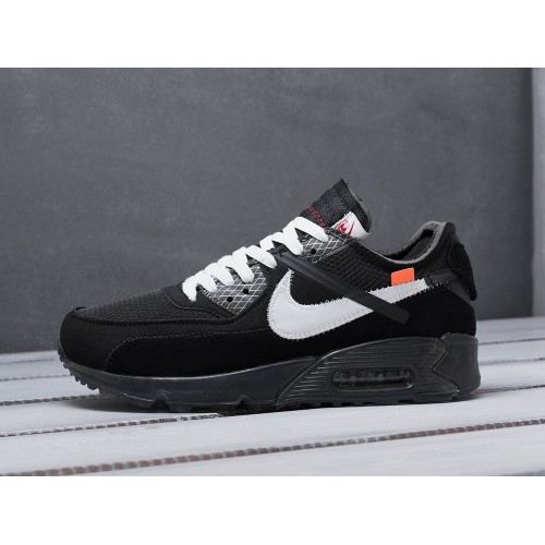 Кроссовки NIKE Air Max 90 x Off-White цвет Черный арт. 10647