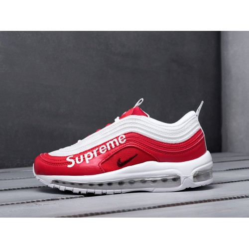 Кроссовки NIKE Air Max 97 x Supreme цвет Красный арт. 10816