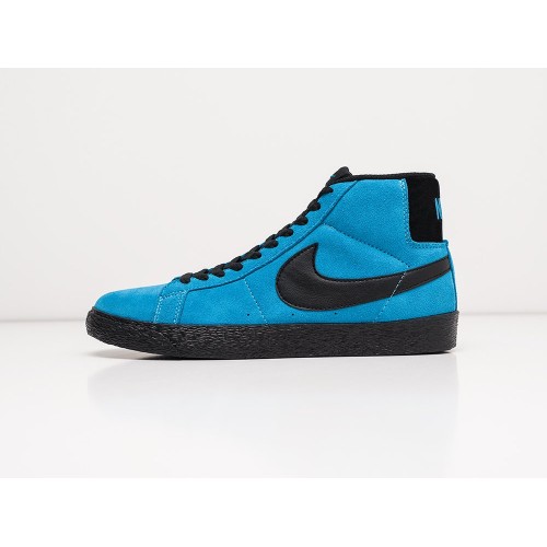 Кроссовки NIKE Blazer Mid цвет Голубой арт. 27452