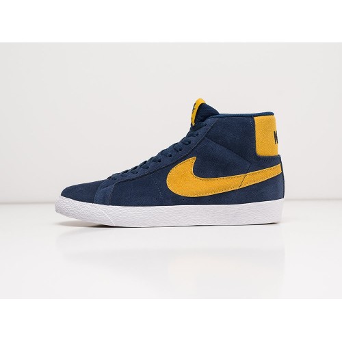 Кроссовки NIKE Blazer Mid цвет Синий арт. 27453