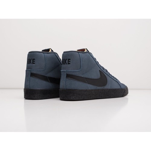 Кроссовки NIKE Blazer Mid цвет Синий арт. 27635