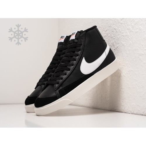 Зимние Кроссовки NIKE Blazer Mid цвет Черный арт. 32892