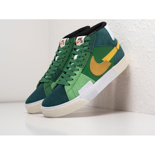 Кроссовки NIKE SB Zoom Blazer Mid цвет Зеленый арт. 27372