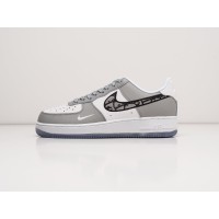 Кроссовки NIKE x DIOR Air Force 1 Low цвет Серый арт. 27354