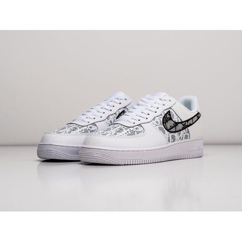 Кроссовки NIKE x DIOR Air Force 1 Low цвет Белый арт. 27356