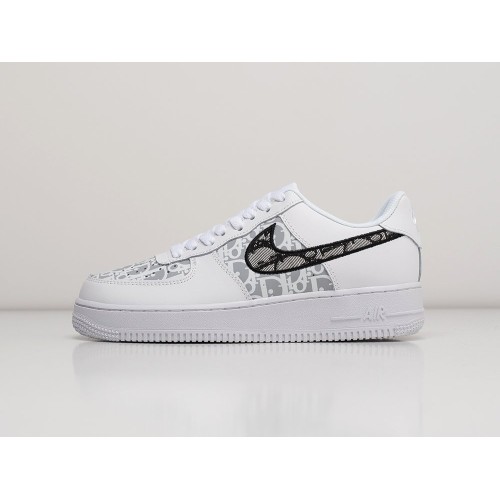 Кроссовки NIKE x DIOR Air Force 1 Low цвет Белый арт. 27357