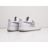 Кроссовки NIKE x DIOR Air Force 1 Low цвет Белый арт. 27679