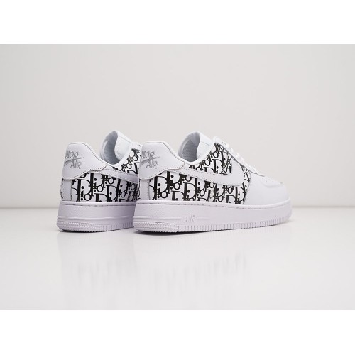 Кроссовки NIKE x DIOR Air Force 1 Low цвет Белый арт. 27680