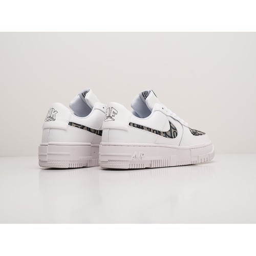 Кроссовки NIKE x DIOR Air Force 1 Pixel Low цвет Белый арт. 25284