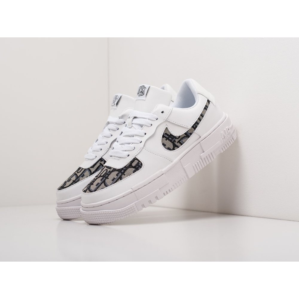 Кроссовки NIKE x DIOR Air Force 1 Pixel Low цвет Белый арт. 25285