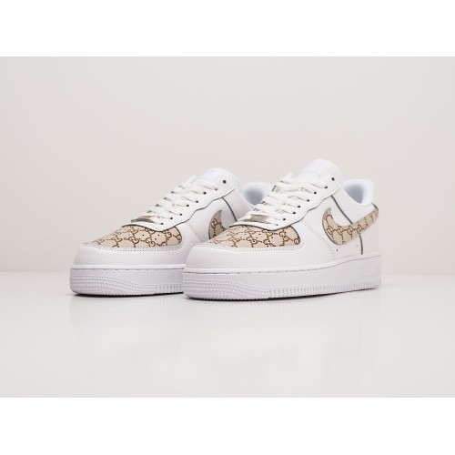 Кроссовки NIKE x GUCCI Air Force 1 Low цвет Белый арт. 24514