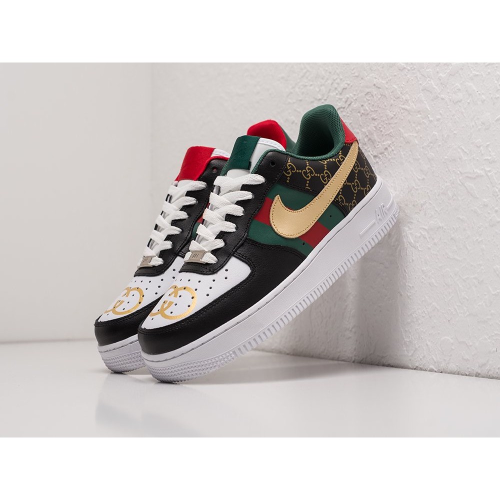 Кроссовки NIKE x GUCCI Air Force 1 Low цвет Черный арт. 27722