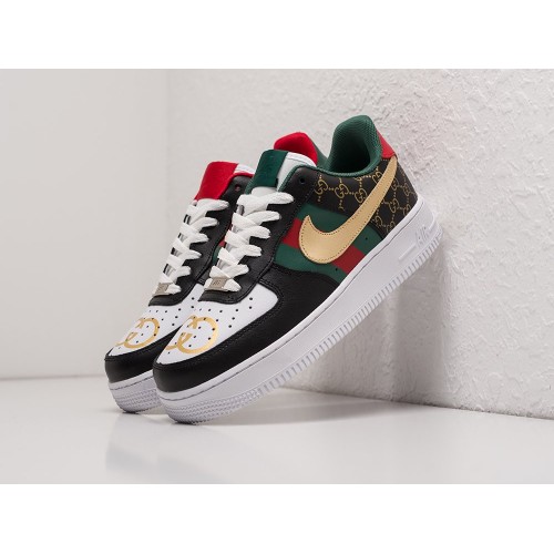 Кроссовки NIKE x GUCCI Air Force 1 Low цвет Черный арт. 27722