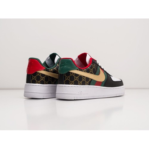 Кроссовки NIKE x GUCCI Air Force 1 Low цвет Черный арт. 27722