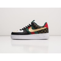 Кроссовки NIKE x GUCCI Air Force 1 Low цвет Черный арт. 27722