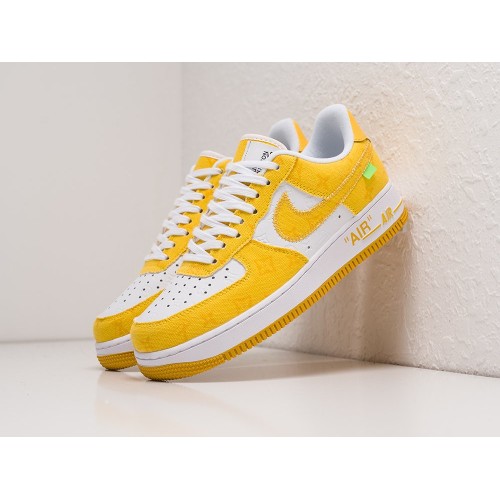 Кроссовки LOUIS VUITTON x NIKE Air Force 1 Low цвет Желтый арт. 27105