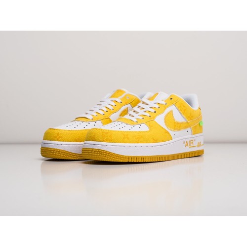 Кроссовки LOUIS VUITTON x NIKE Air Force 1 Low цвет Желтый арт. 27105