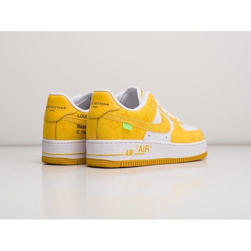 Кроссовки LOUIS VUITTON x NIKE Air Force 1 Low цвет Желтый арт. 27105