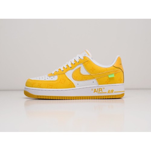 Кроссовки LOUIS VUITTON x NIKE Air Force 1 Low цвет Желтый арт. 27105