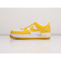 Кроссовки LOUIS VUITTON x NIKE Air Force 1 Low цвет Желтый арт. 27106