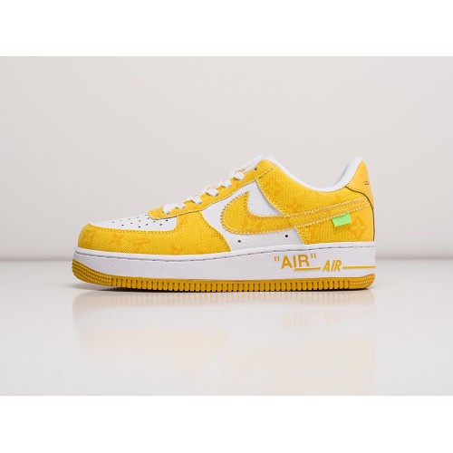 Кроссовки LOUIS VUITTON x NIKE Air Force 1 Low цвет Желтый арт. 27106