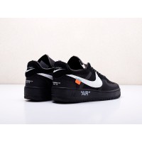 Кроссовки NIKE x OFF-White Air Force 1 Low цвет Черный арт. 17246