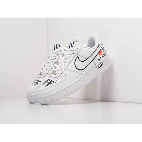 Кроссовки NIKE x OFF-White Air Force 1 Low цвет Белый арт. 23366