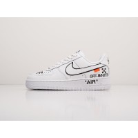 Кроссовки NIKE x OFF-White Air Force 1 Low цвет Белый арт. 23366