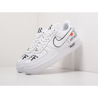 Кроссовки NIKE x OFF-White Air Force 1 Low цвет Белый арт. 24506