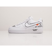 Кроссовки NIKE x OFF-White Air Force 1 Low цвет Белый арт. 24506