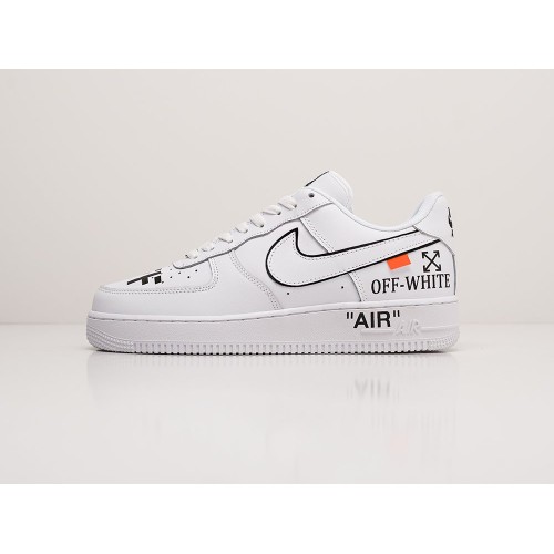 Кроссовки NIKE x OFF-White Air Force 1 Low цвет Белый арт. 24506