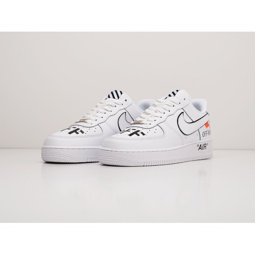 Кроссовки NIKE x OFF-White Air Force 1 Low цвет Белый арт. 24506