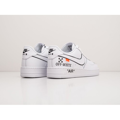 Кроссовки NIKE x OFF-White Air Force 1 Low цвет Белый арт. 24506