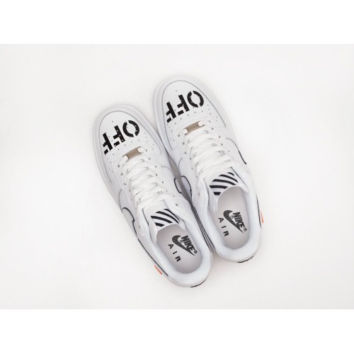 Кроссовки NIKE x OFF-White Air Force 1 Low цвет Белый арт. 24506