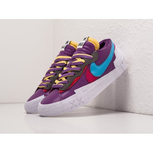 Кроссовки NIKE x Sacai Blazer Low цвет Фиолетовый арт. 29523