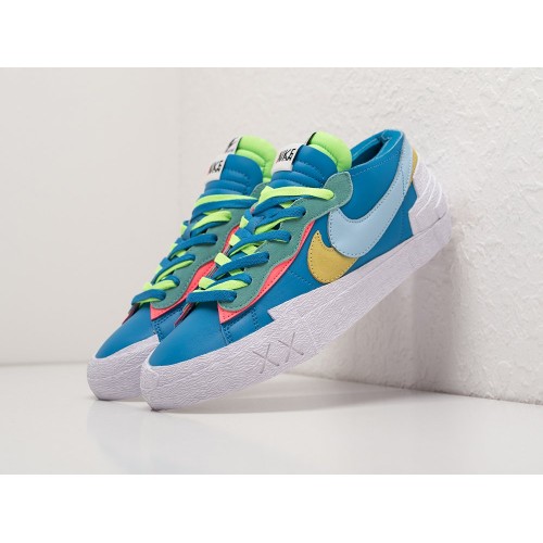 Кроссовки NIKE x Sacai Blazer Low цвет Синий арт. 29570