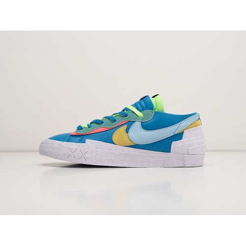 Кроссовки NIKE x Sacai Blazer Low цвет Синий арт. 29570