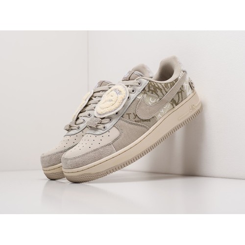 Кроссовки NIKE x Travis Scott Air Force 1 Low цвет Серый арт. 23348