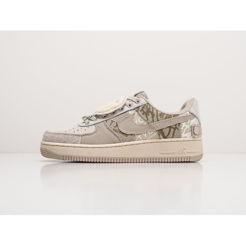 Кроссовки NIKE x Travis Scott Air Force 1 Low цвет Серый арт. 23348