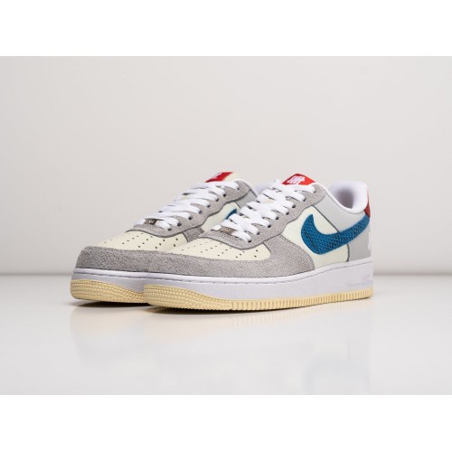 Кроссовки NIKE x Undefeated Air Force 1 Low цвет Серый арт. 26969