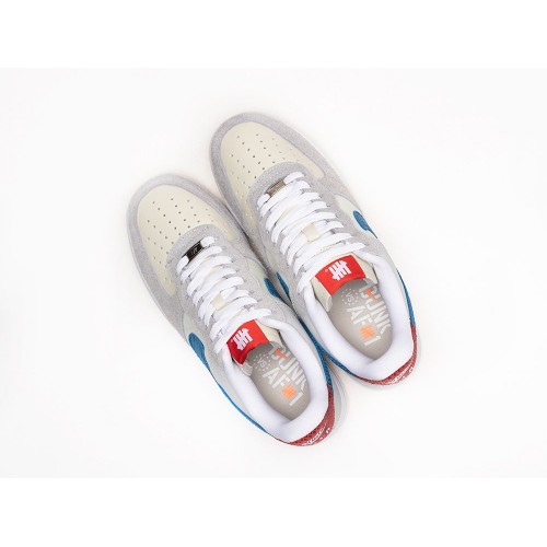 Кроссовки NIKE x Undefeated Air Force 1 Low цвет Серый арт. 26969